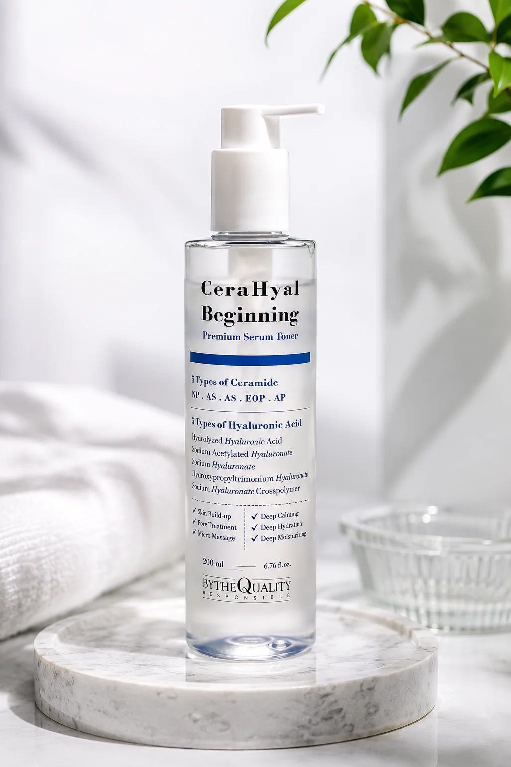 BY THE QUALITY Cerahyal Premium Serum Toner 6