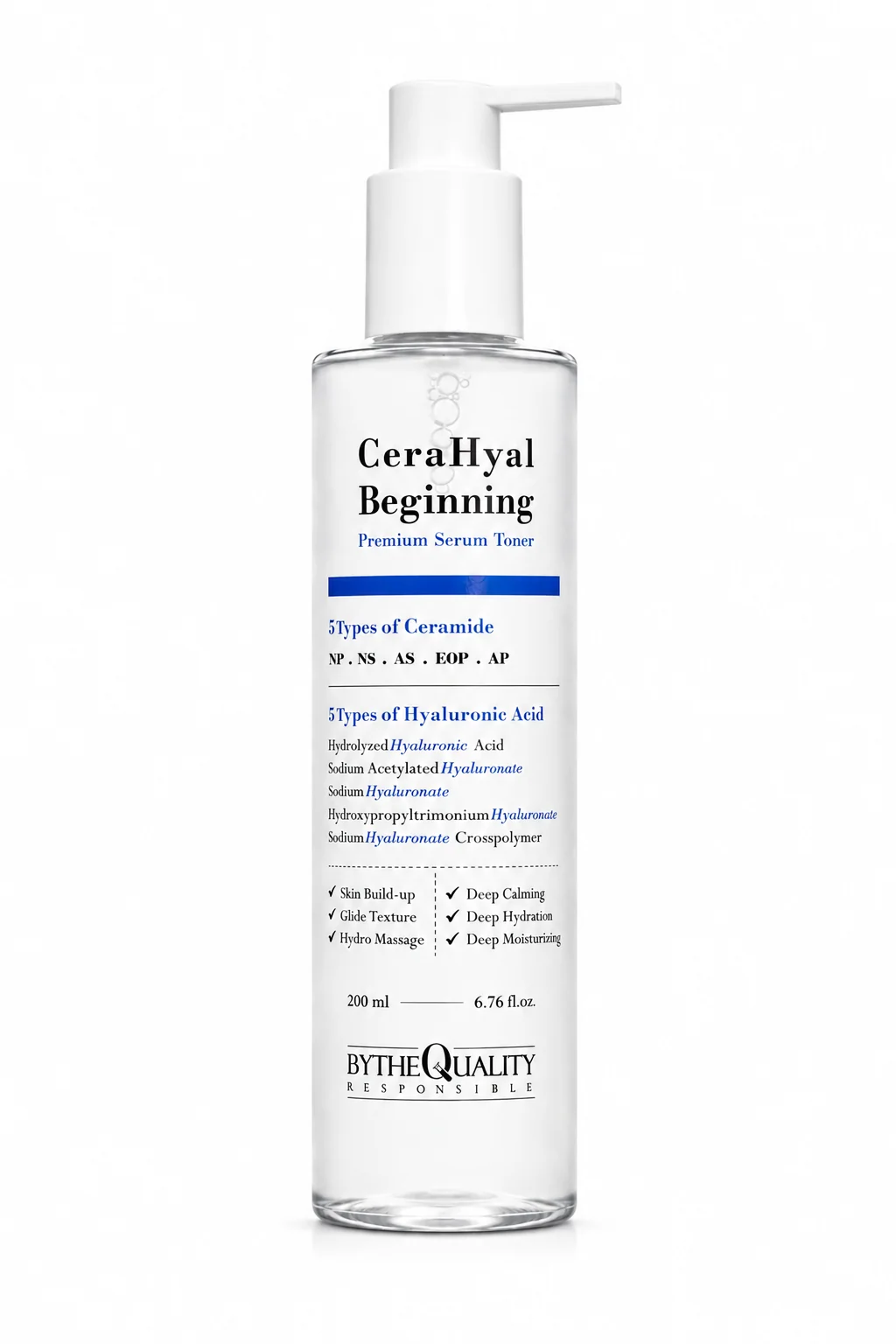 BY THE QUALITY Cerahyal Premium Serum Toner