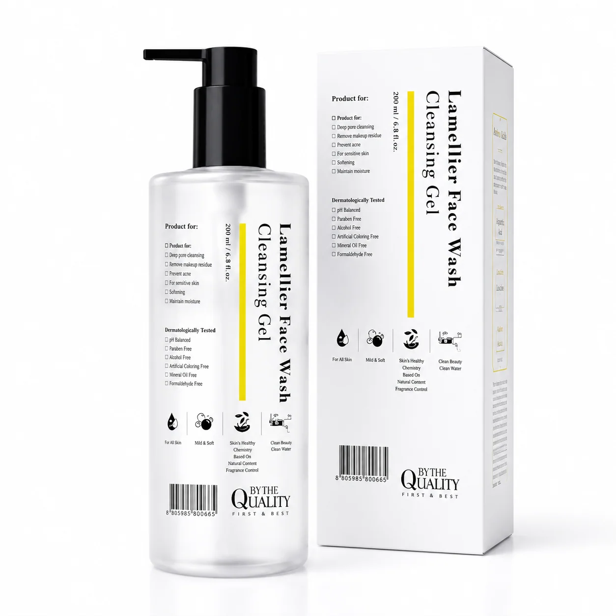 BY THE QUALITY Lamellier Face Wash Cleansing Gel 3