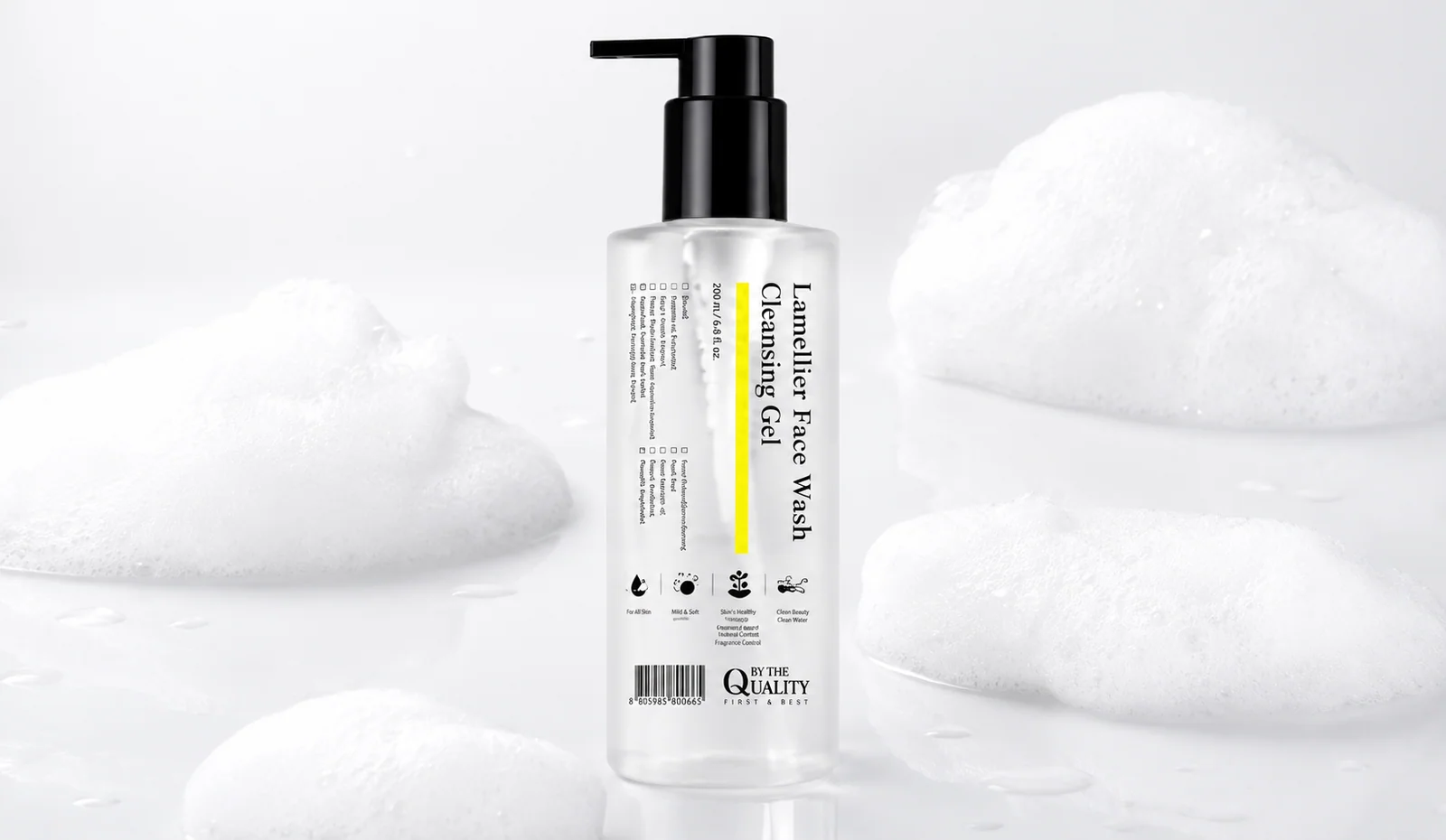 BY THE QUALITY Lamellier Face Wash Cleansing Gel 4