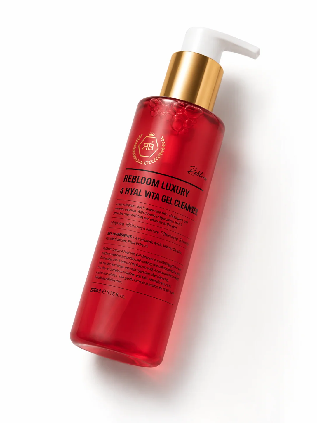 REBLOOM – 4 Hyal Vita Gel Cleanser (200ml) 4